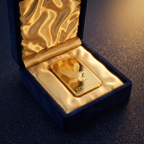 Liberty Bar in navy velvet presentation box
